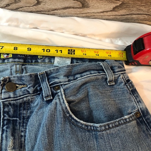 Unisex Vintage Duckhead Jeans Co. Jeans SZ 34/32 Cotton Bootcut Light Distress - Picture 4 of 14